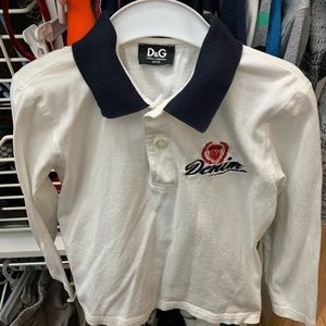 Gently worn D&G toddler polo shirt Sz. 2T